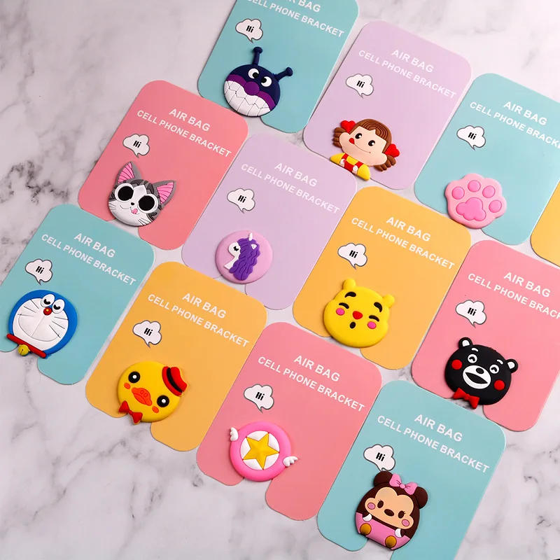 Держатель для мобильного телефона DUSH из силикона с мультяшным рисунком