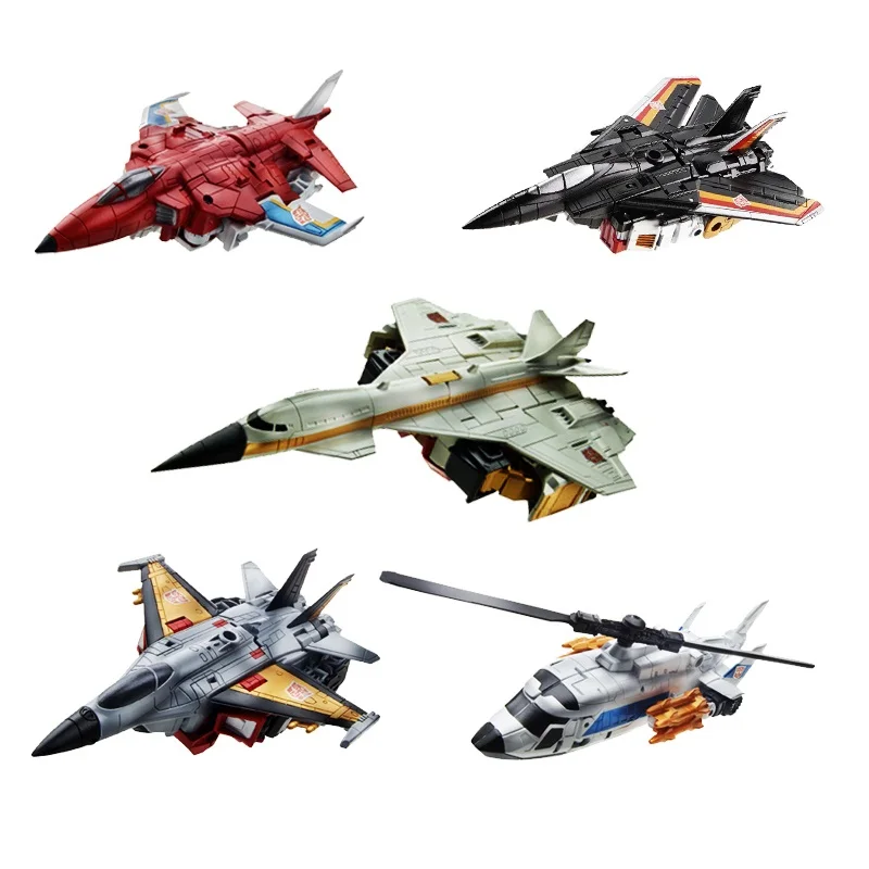 5 шт./компл. самолетов Skydive Firefly Alpha Bravo Superion Silverbolt Классические игрушки для мальчиков фигурку без упаковки для розничной продажи