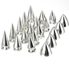10 шт.лот серебряные конусные шпильки и шипы для одежды отвертка для рукоделия крутые заклепки для одежды в стиле панк для кожаных сумок и обуви