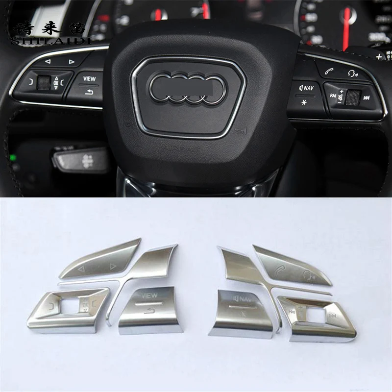 Пуговицы на руль автомобиля Декоративные Чехлы для украшения рамы наклейки Audi Q3