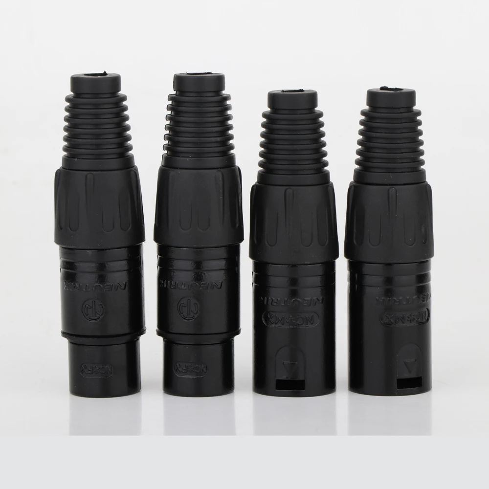 4 шт. позолоченные 3-полюсные коннекторы для аудиокабеля | Электроника