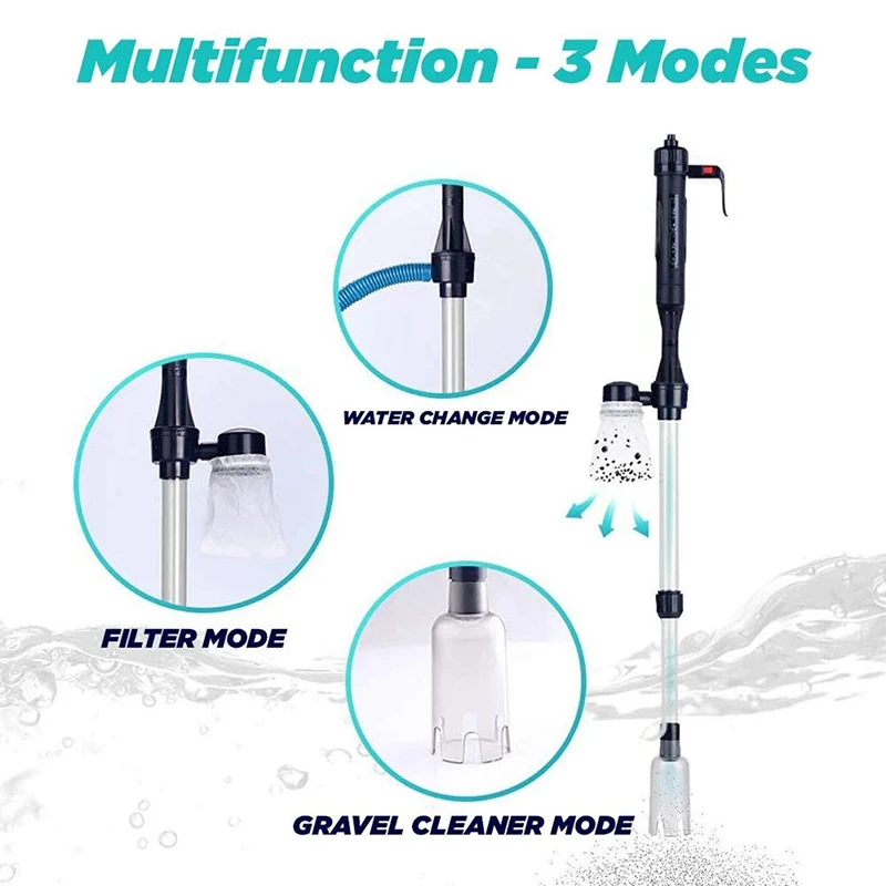 

Economical Fish Tank Gravel Cleaner and Water Pumps Fish Tank Cleaning Water Changer ds99