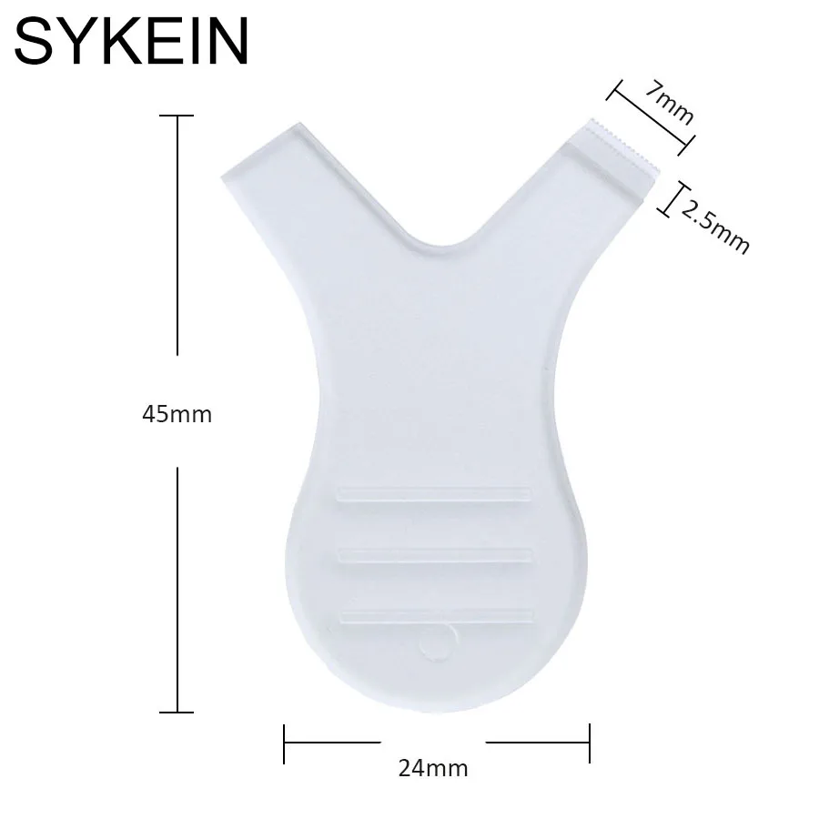 500PCS Y Shape Eyelash Brush Reusable Plastic Clean Grafted Eyelashes Lifting Curler Eyelash Extension Perm Eyelash Comb Tools