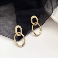 joker contracted fashion and personality of the stud earrings geometric circular earrings jewelry accessories