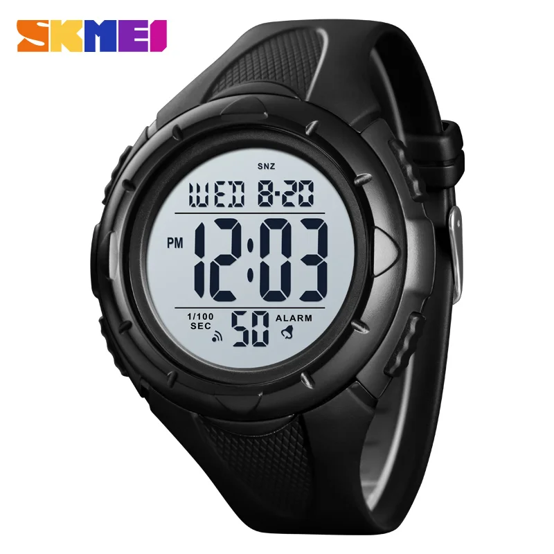

SKMEI Men's Sport Digital Watch Outdoor Men Watch Simple 5bar Waterproof Light Display Alarm Clock montre homme 1535