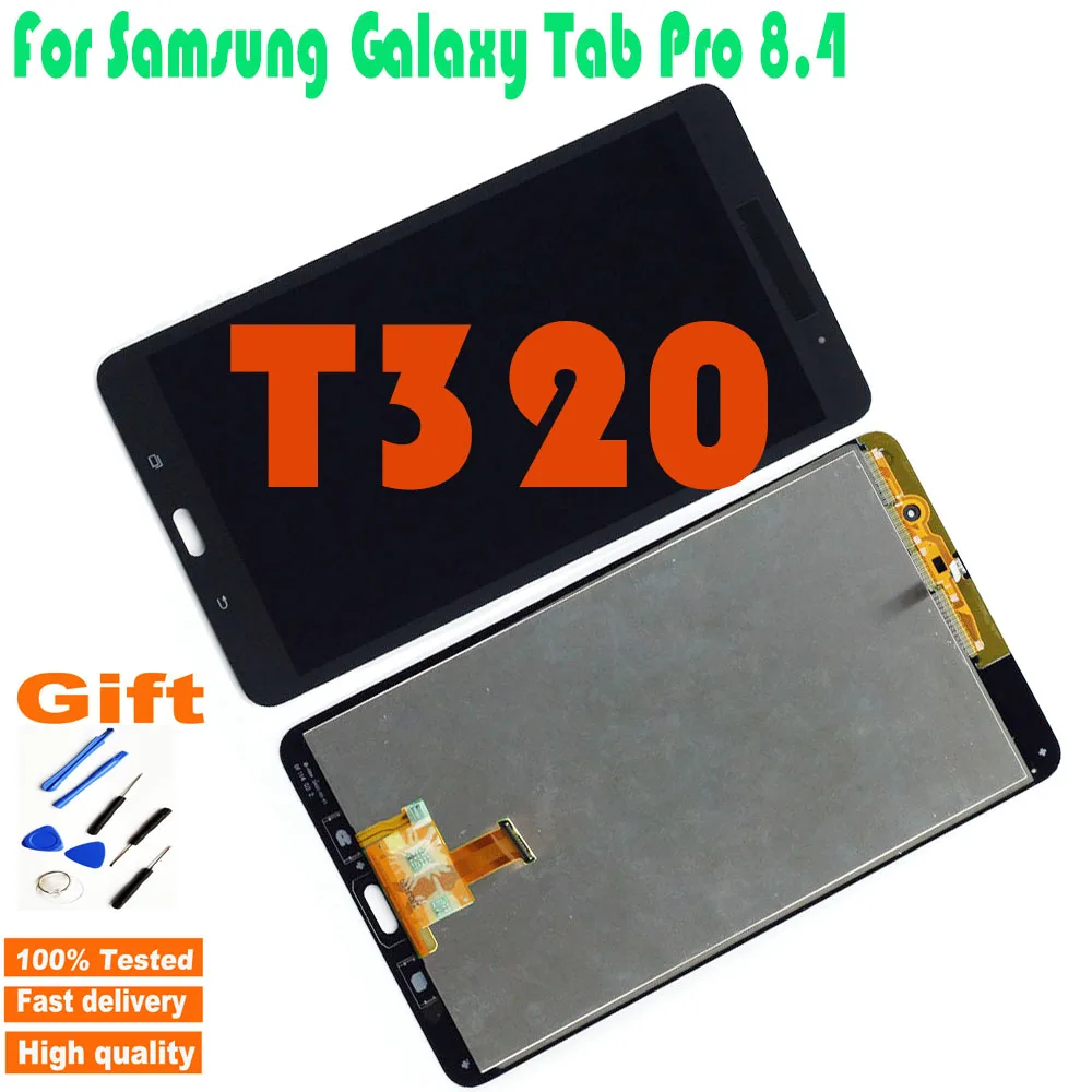 

AAA+ T320 LCD Replacment 8" For Samsung Galaxy Tab Pro 8.4 T320 SM-T320 LCD Display Touch Screen Digitizer Assembly