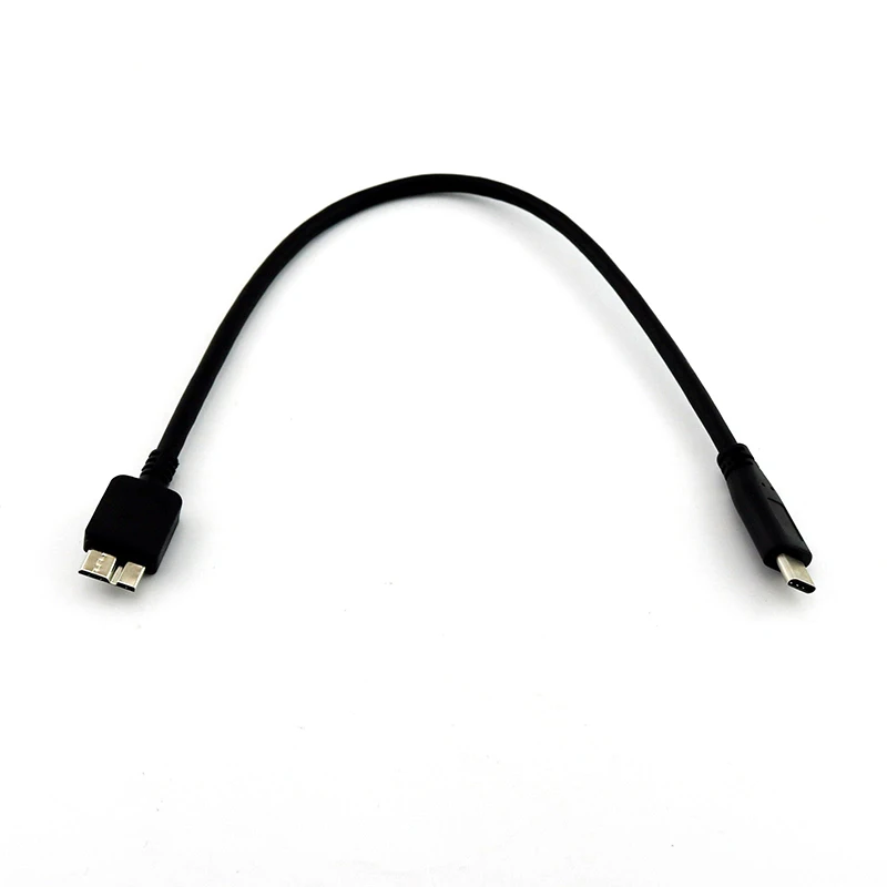 

1pc USB 3.1 Type-C Male To USB 3.0 Micro B Male Data Cable For Tablet /Phone HDD