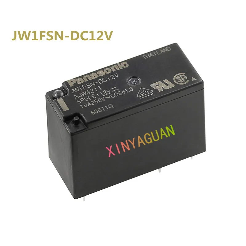 Набор из 10 электромагнитных реле JW1FSN-DC12V / JW1FSN-DC24V AJW4211 / AJW4212