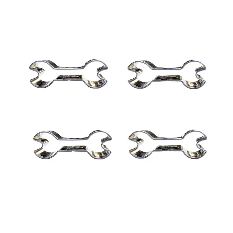 Маленькие в форме гаечного ключа 4 шт бисквитные формы для резки инструменты