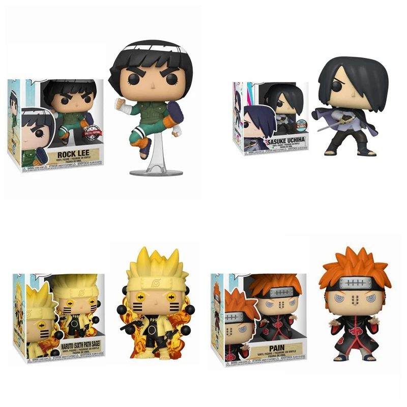 Новинка виниловые экшн фигурки горячая Распродажа narutoe Series #932 Sasuke Pain #934 Uchina #698 Rock
