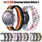 Силиконовый ремешок для часов Galaxy Watch 3, 45 мм, 41 мм, Active 2, для Huawei Watch GT2 Pro, 46 мм