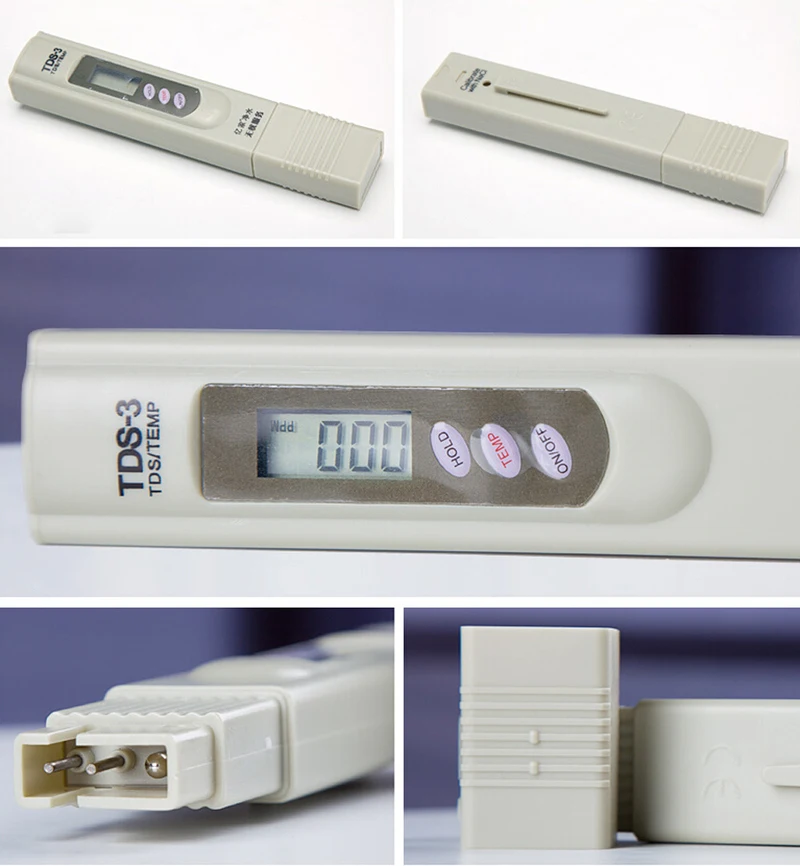 Цифровой измеритель PH EC TDS температуры Ручка чистоты воды PPM фильтр гидропоники