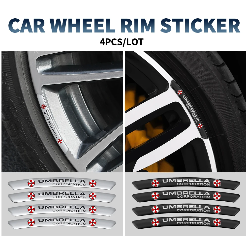 

Auto Umbrella Corporation Emblem Wheel Hub Rim Decoration Sticker Decals for Skoda Toyota Dodge Hyundai JEEP Suzuki Audi Citroen