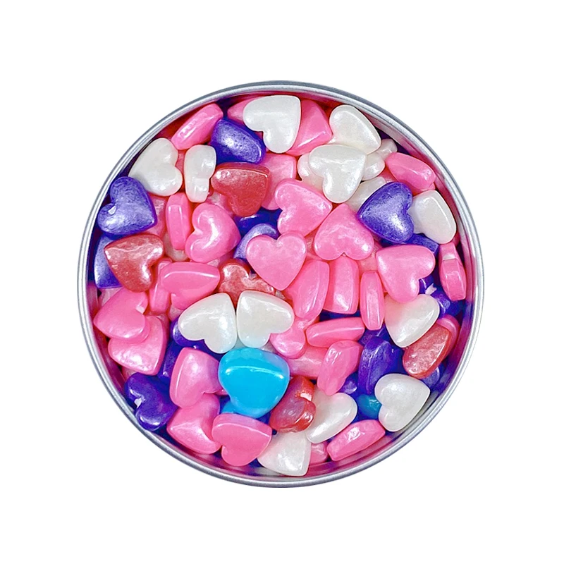 Съедобные сахарные бусины Любовные конфетные жемчужины 50 г Декор для торта Яркий самостоятельный кулинарный топпер.
