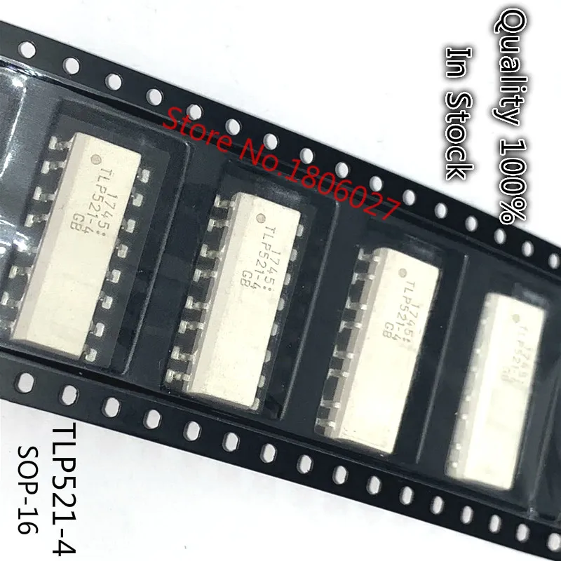 

Отправлять бесплатные запчасти 5PCS SMD TLP521-4GB TLP521-4 лапками углублением SOP-16 изолятор оптопары Photocoupler