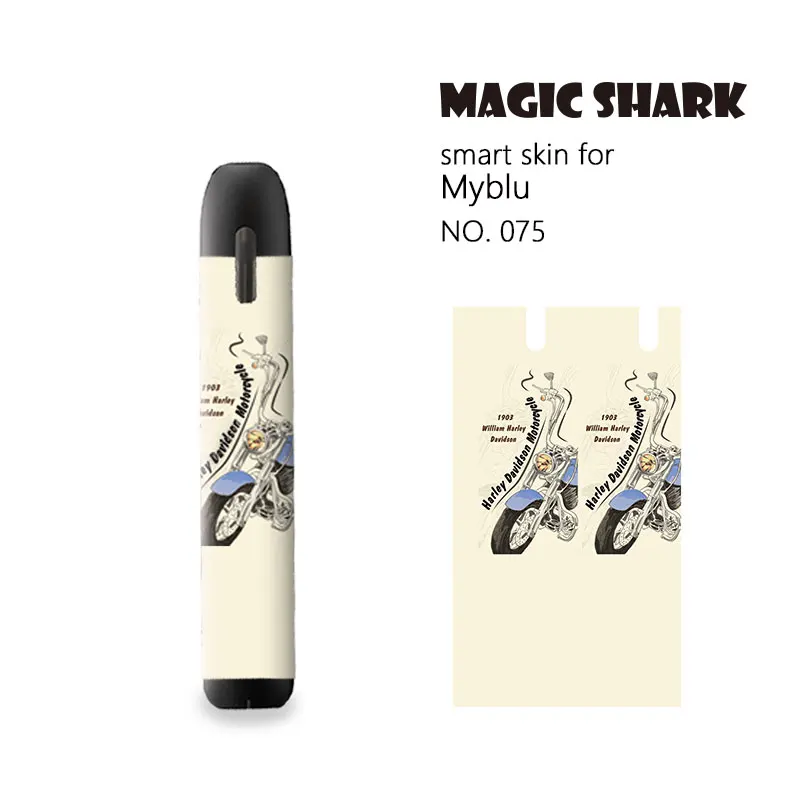 Клейкая печатная этикетка Magic shark 10 пленка 3 м стикер 2.5D для стерео кожи My blu |