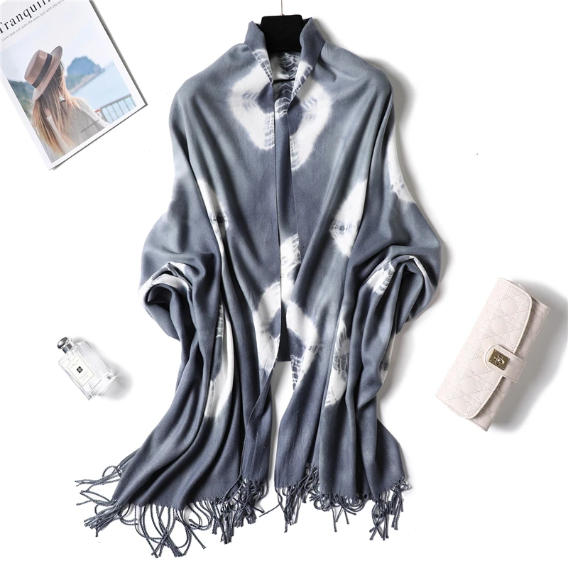 2021 весенне зимний женский шарф мягкий толстый теплый из пашмины длинный размер