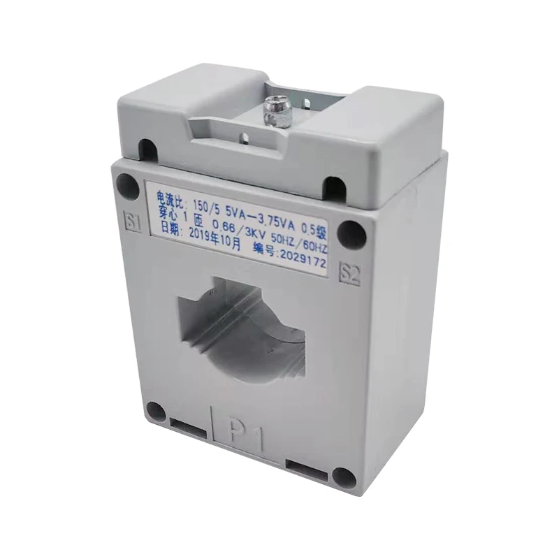 

1PC Current Transformer BH-0.66 30mm Hole CT 50/5A 100/5A 200/5A 300/5A Secondary Current Transformer Applicable To AC Ammeter