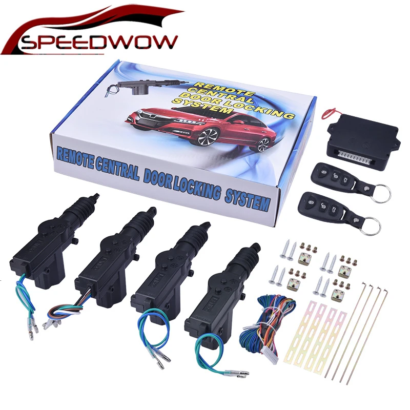 Универсальный Автомобильный Дверной замок SPEEDWOW 12 В система безключевого входа с
