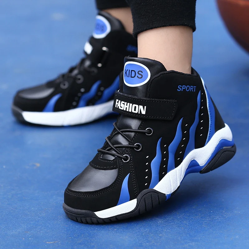 Баскетбольные кроссовки для мальчиков мягкая нескользящая подошва дышащие