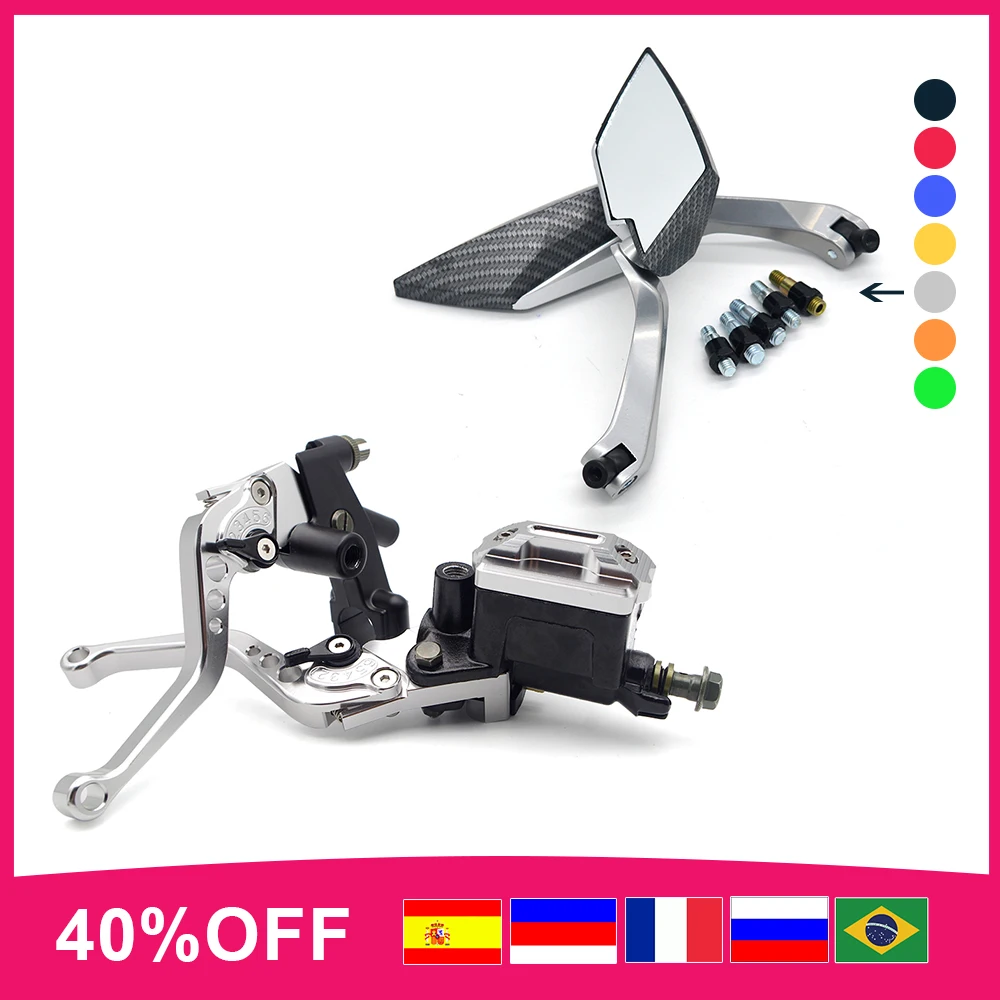 FOR yamaha yzf 250 suzuki bandit 600 honda goldwing 1500 ktm duke 790 kawasaki vn Motorcycle brake lever moto accessories | Автомобили и