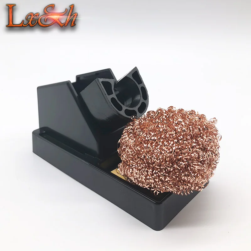 Набор с подставкой для сварки пайки паяльника наконечник чистки чистящая сталь