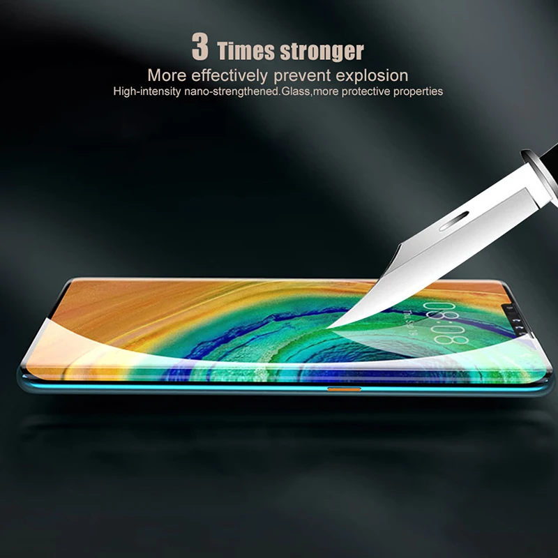 Raugee стекло для huawei mate 30 Pro закаленное стекло 9H 2.5D полное покрытие протектор экрана для huawei mate 30 30 Pro прозрачная стеклянная пленка