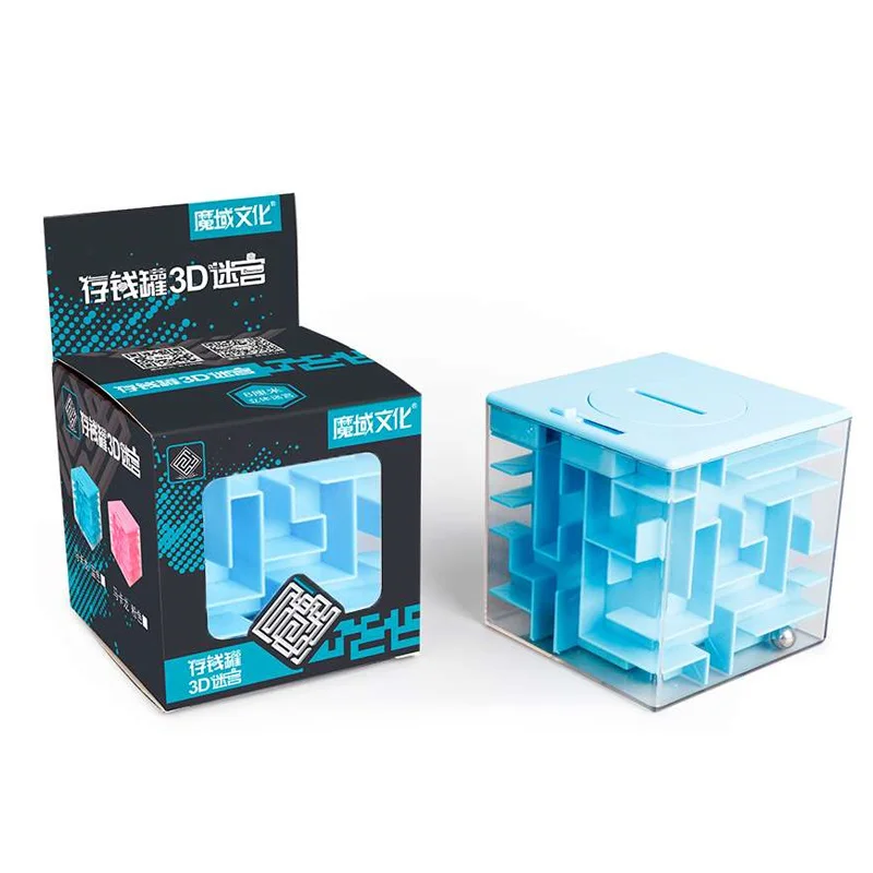 

Лучший 3D лабиринт Moyu кубический Магический квадрат, Забавная детская игрушка-антистресс со стальным шариком, головоломка, копилка, коллекц...