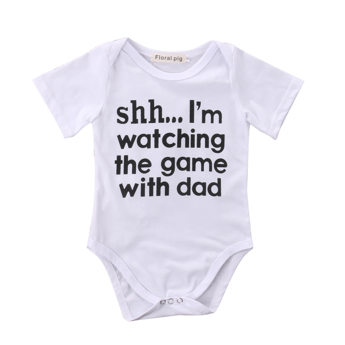 

Summer Cotton Newborn Infant Baby Boy Girls Short Sleeve Letter Cotton Bodysuit Jumpsuit Clothes Outfits