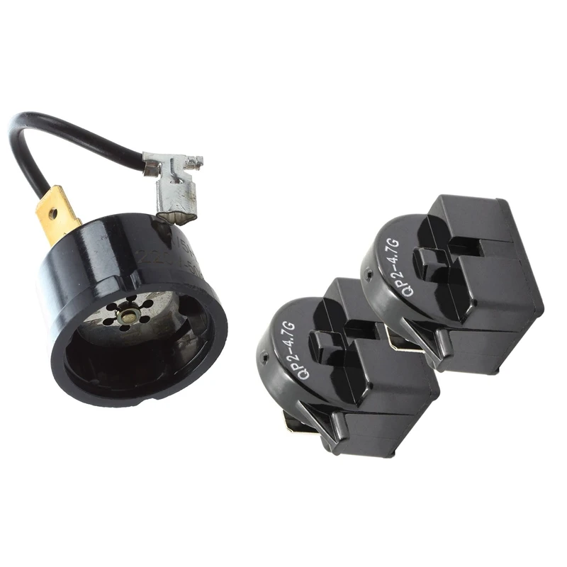 3 шт. аксессуары для холодильного компрессора: 1 HX1/5HP термозащита от перегрузки и 2