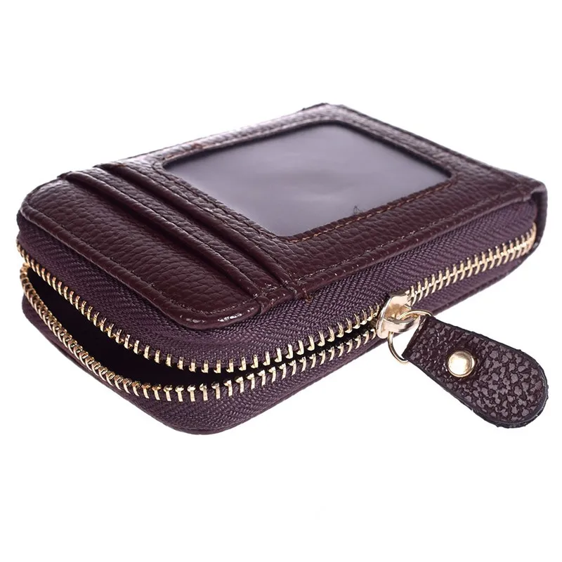 Мужской кошелек из натуральной кожи с отделением для кредитных карт RFID