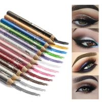 free shipping 12 colors pearlescent eye shadow pen eye shadow stick sequin eye shadow pen makeup eye makeup special