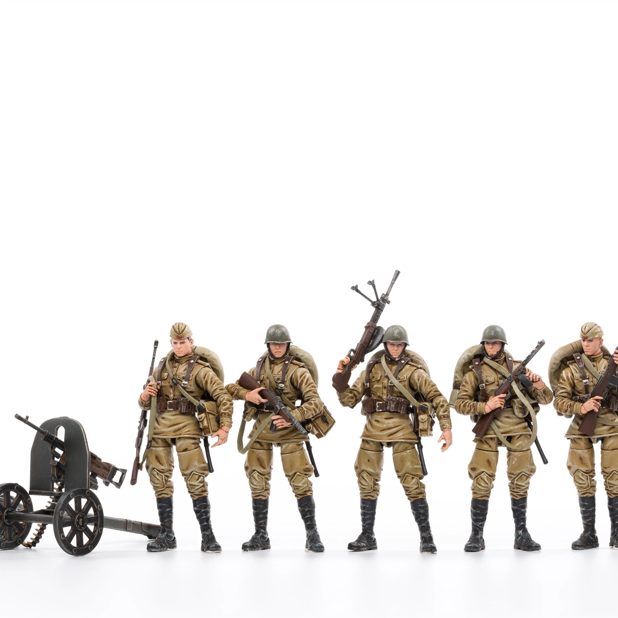 Экшн фигурка JOYTOY 1/18 времен Второй мировой войны советская пехота стальная