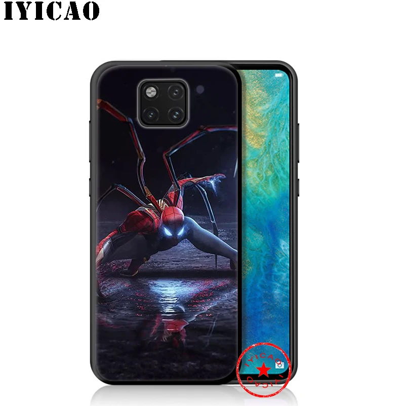 IYICAO Spide Man Marvel Soft Case for Huawei P30 P20 P10 P9 P8 P Smart Z Plus 2019 Lite Pro 2018 2017 2016 TPU |