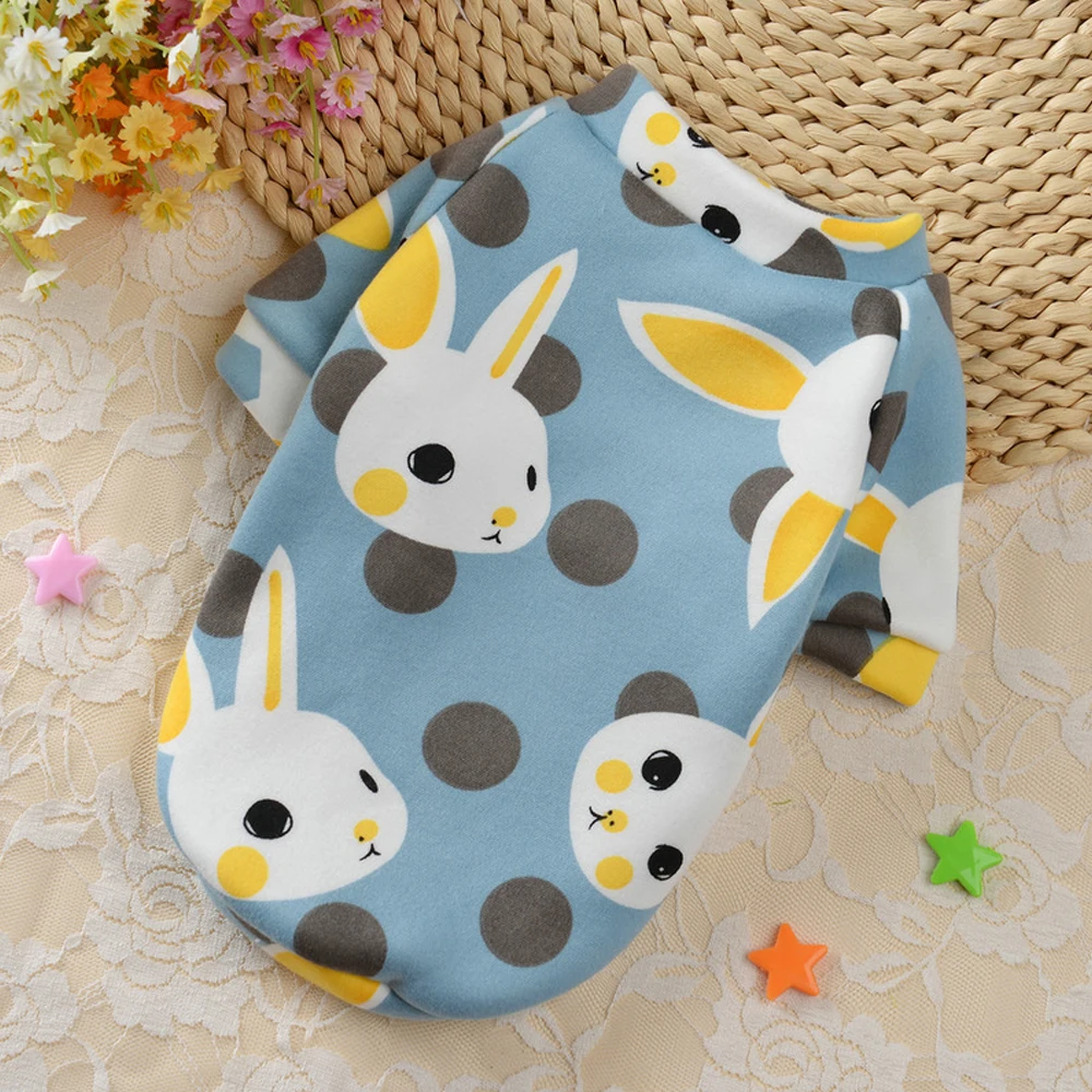 Зимнего теплого сна питомца одежда для собак худи толстовка малых и средних