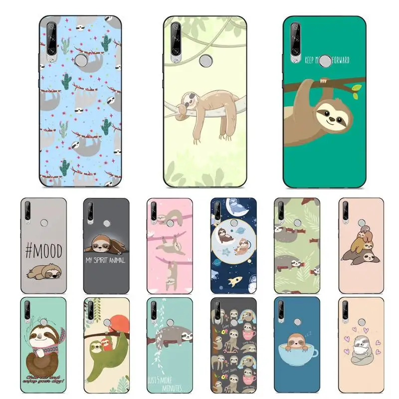

Babaite Cute Sloth Animals Phone Case for Huawei Y 6 9 7 5 8s prime 2019 2018 enjoy 7 plus