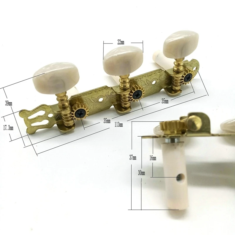 

One Set of Classical Guitar Tuning Keys Pegs Machine Heads String Tuning Pegs for Classic Guitar Accessory Part
