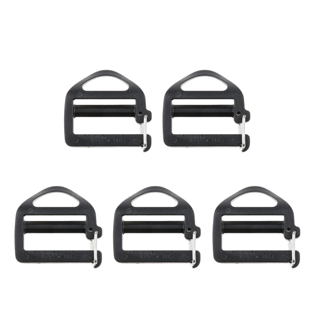

5pcs Plastic Webbing Buckle for 25mm Strap Outdoors Backpack Attachment