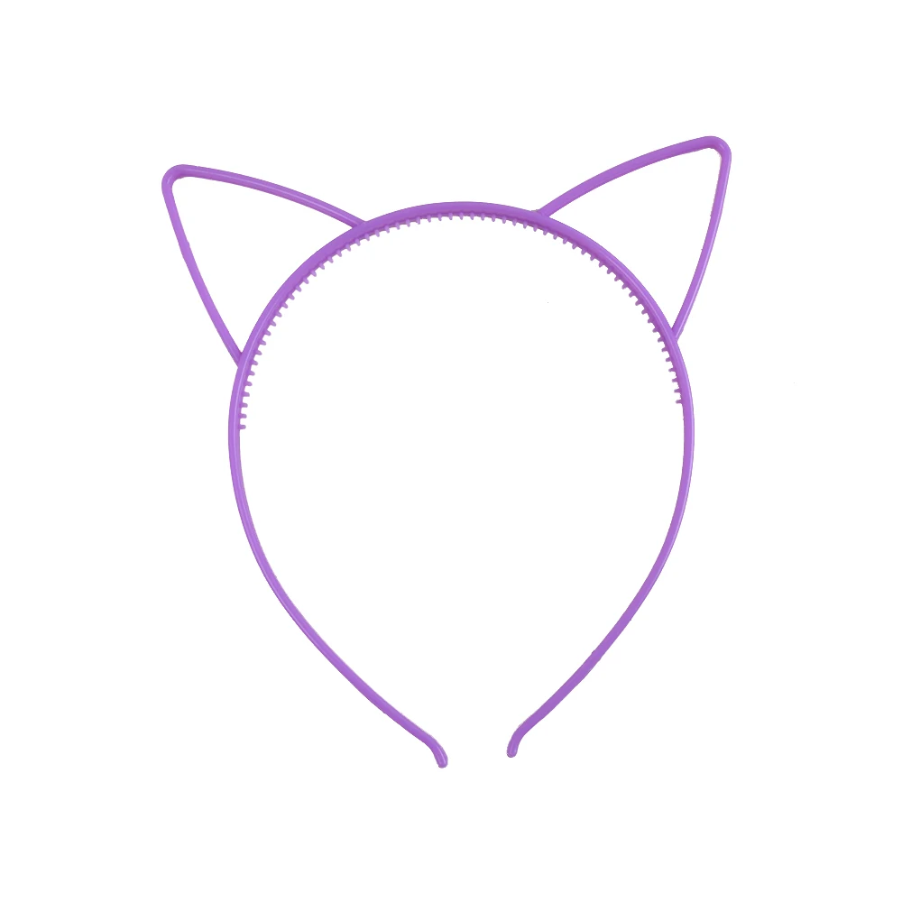 Детские черные повязки на голову с кошачьими ушками модная женская повязка для