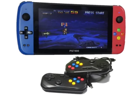 Новинка PS7000 игровая консоль 7 дюймов четырехъядерный HD ЖК-экран 3-4000 + игры ретро