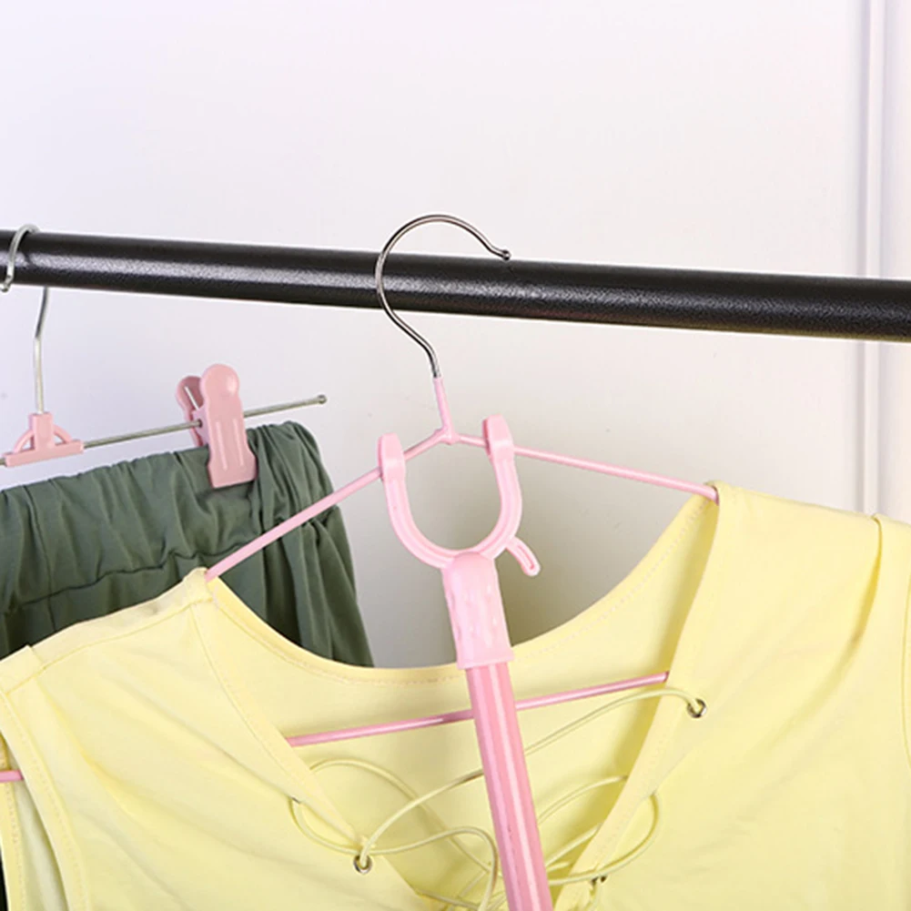 Балконная вилка вешалка для одежды выдвижной шест компактная сушилка дома | Дом и