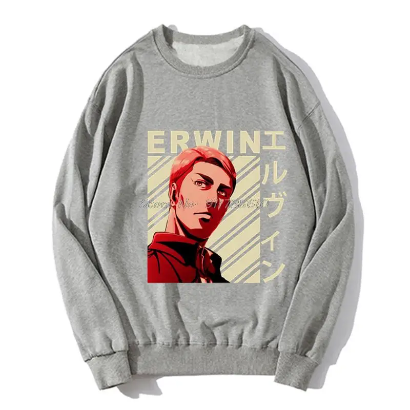 Толстовка мужская демисезонная с капюшоном атака на Титанов | Мужская одежда