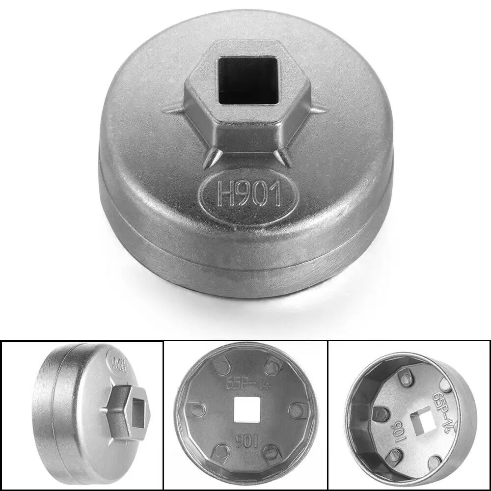 

1pcs Oil Filter Wrench 65mm End Cap Auto Hand Tools Remover Tool