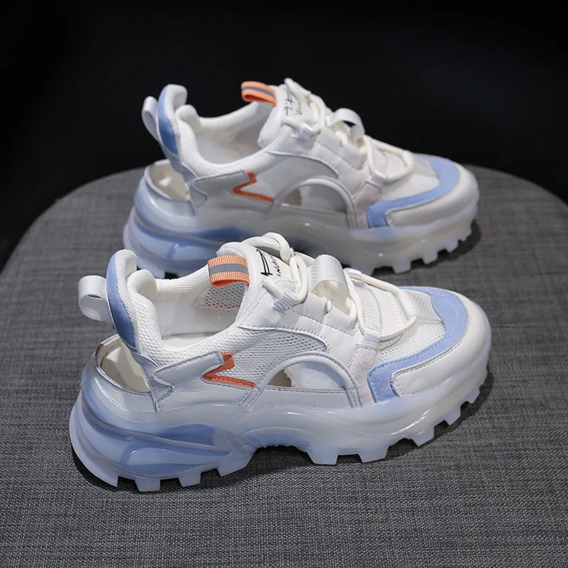 

2021 Platform Sneakers White Woman Vulcanize Shoes Femme Tenis Con Plataforma Luxury Tennis Feminino For Women Zapatos Mujer