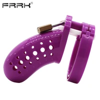 frrk man sex products male chastity cock cage with 5 penis rings for adults 18 bdsm intimate exotic accessories sexual shop