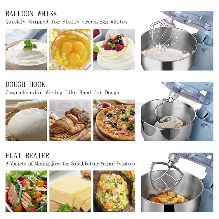 

Chef machine Multifunctional automatic baking mixer Kneading dough and whipping cream Chef machine