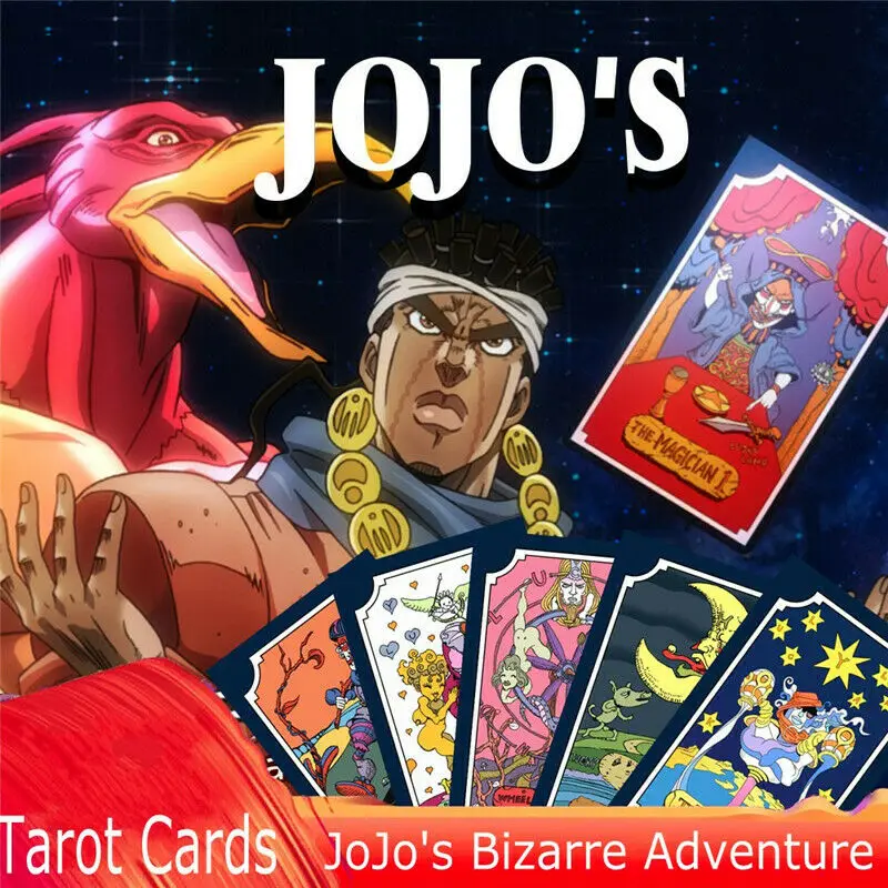 2020 Карта Таро невероятных приключений Джоджо карта Kujou Jotarou японское аниме 31 22 Grand
