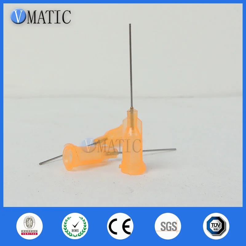 

High Quality 100Pcs 1'' 23G Te Premier Dispensing Tips Dispensing Needles 1 Inch Length Dispense Needle
