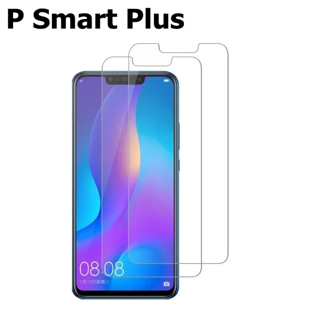 2 шт закаленное стекло для huawei p smart протектор экрана psmart стекло на huawei p smart защитная пленка 6,2" - Цвет: p smart plus