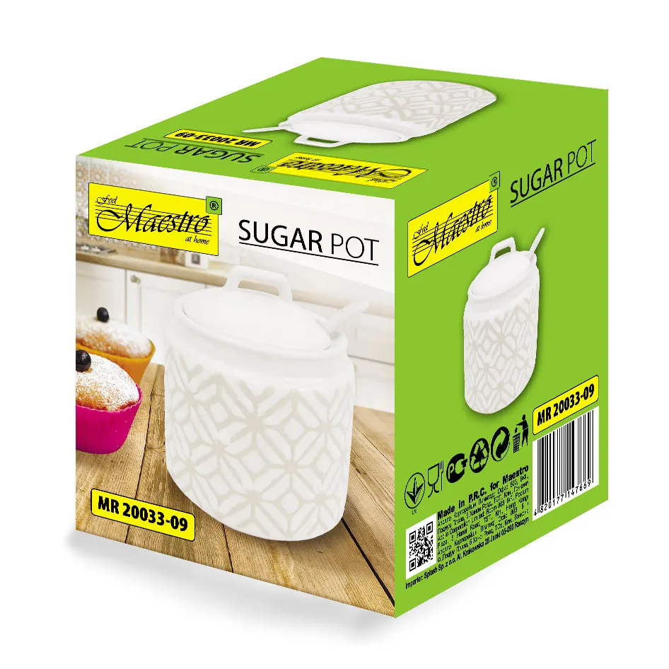Сахарница с ложкой Maestro &quotPattern&quot MR-20033-09 |
